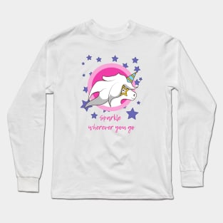 Unicorn Sparkle Wherever You Go Long Sleeve T-Shirt